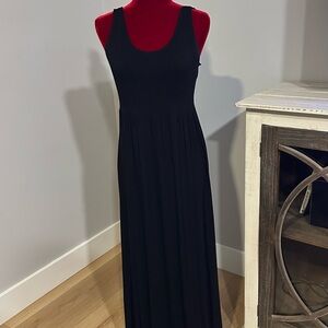 SO Black Sleeveless Maxi Dress - Scoop Neck